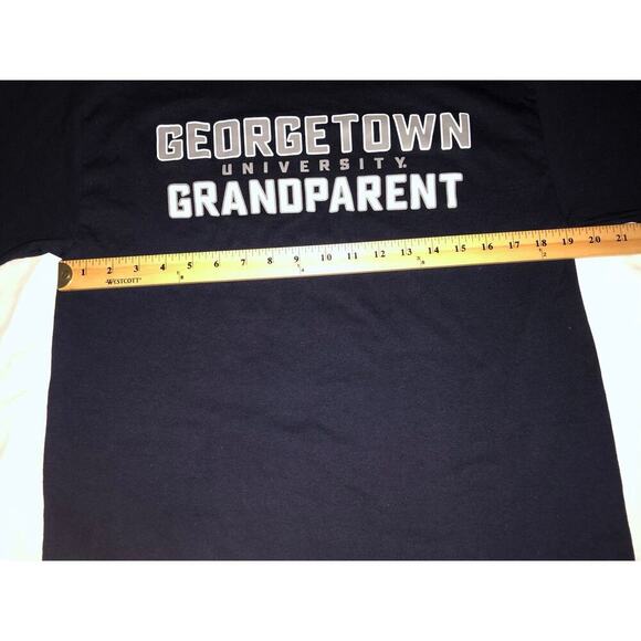 GW Georgetown University Grandparent T-Shirt Size M Champion Blue Unisex NEW - Picture 3 of 5